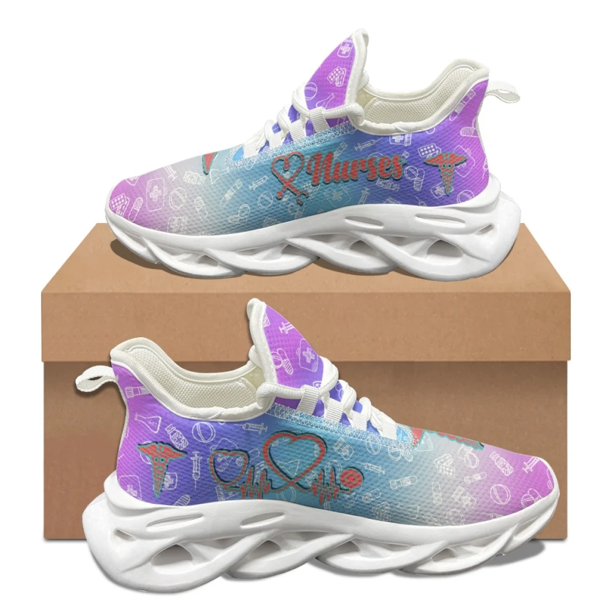 Outdoor Work Breathable Convenient Soft Flats Sneakers
