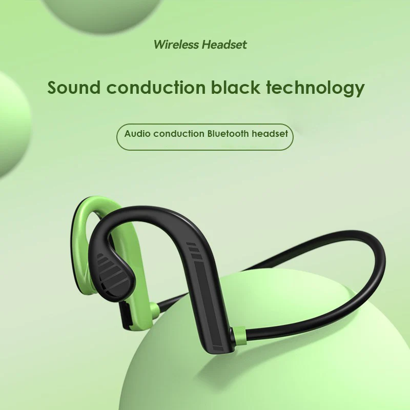 

With Microphone Tws Earbuds Protable Sport Earphones Air Conduction Ergonomic Wireless Headphone Non-in-ear Ear-mounted