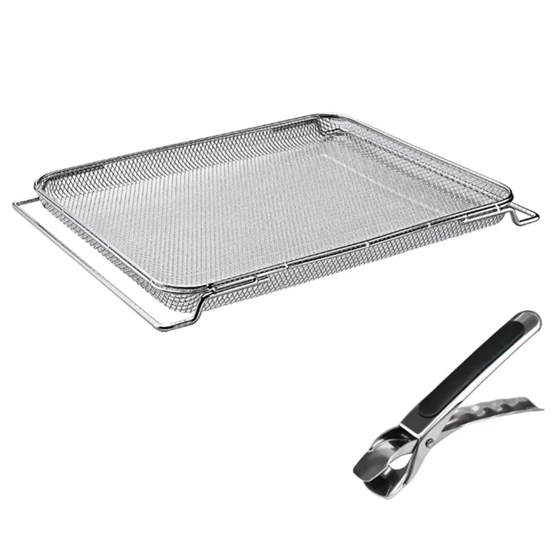 

Air Fryer Basket For Ninja Foodi DT251 DT201 Stainless Steel Replacement Airfry Oven Pan With Clip Household Parts
