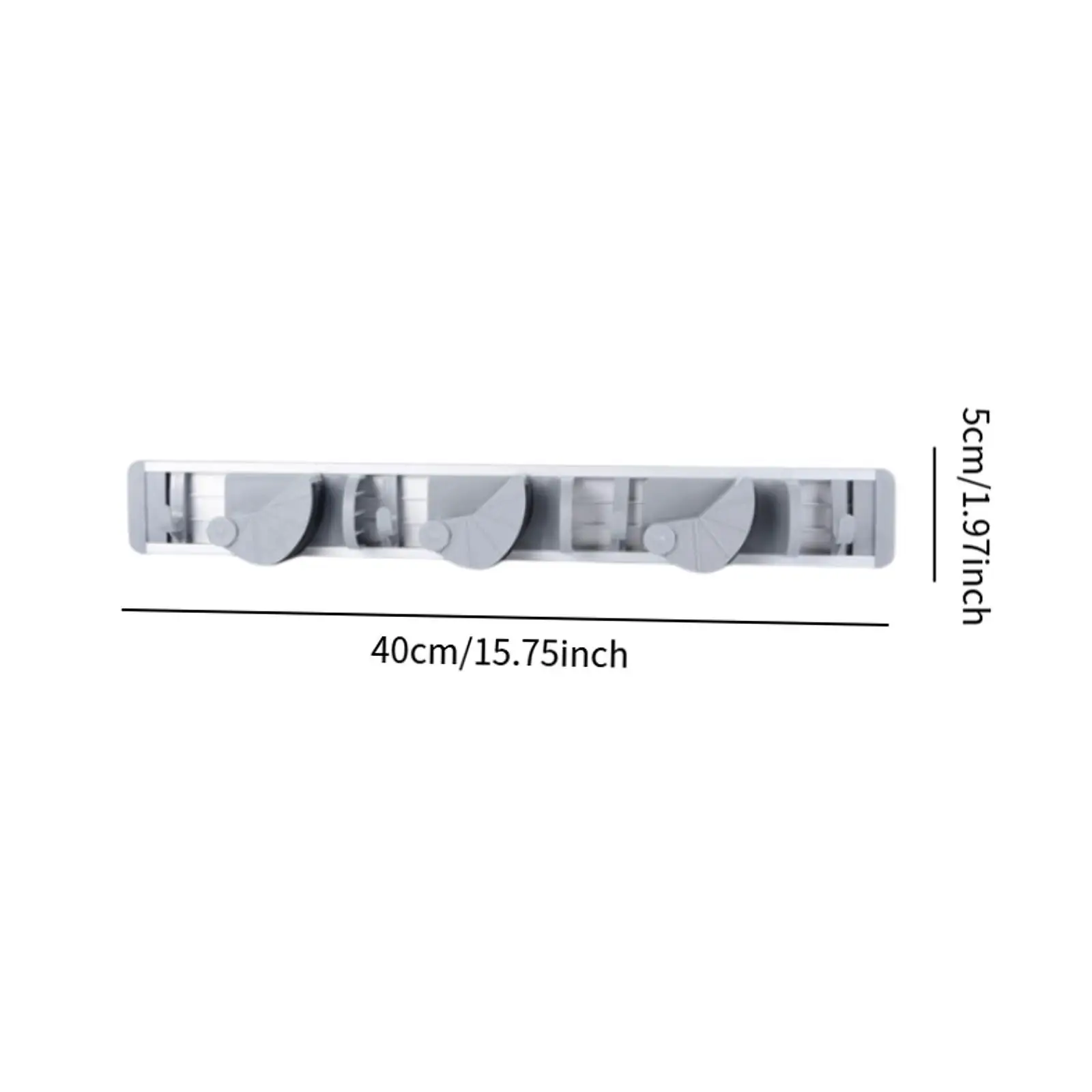 Mop Broom Hanger Sapce Saving Wall for Garage Laundry Room Bathroom