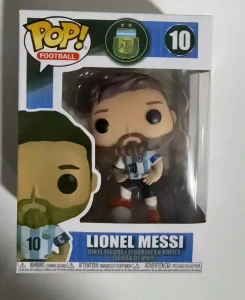 Фото Фигурка Funko Pop: Футбольная звезда Лионель Месси 10 #   Коллекционные виниловые фигурки: куклы, игрушки, подарки на Рождество №1