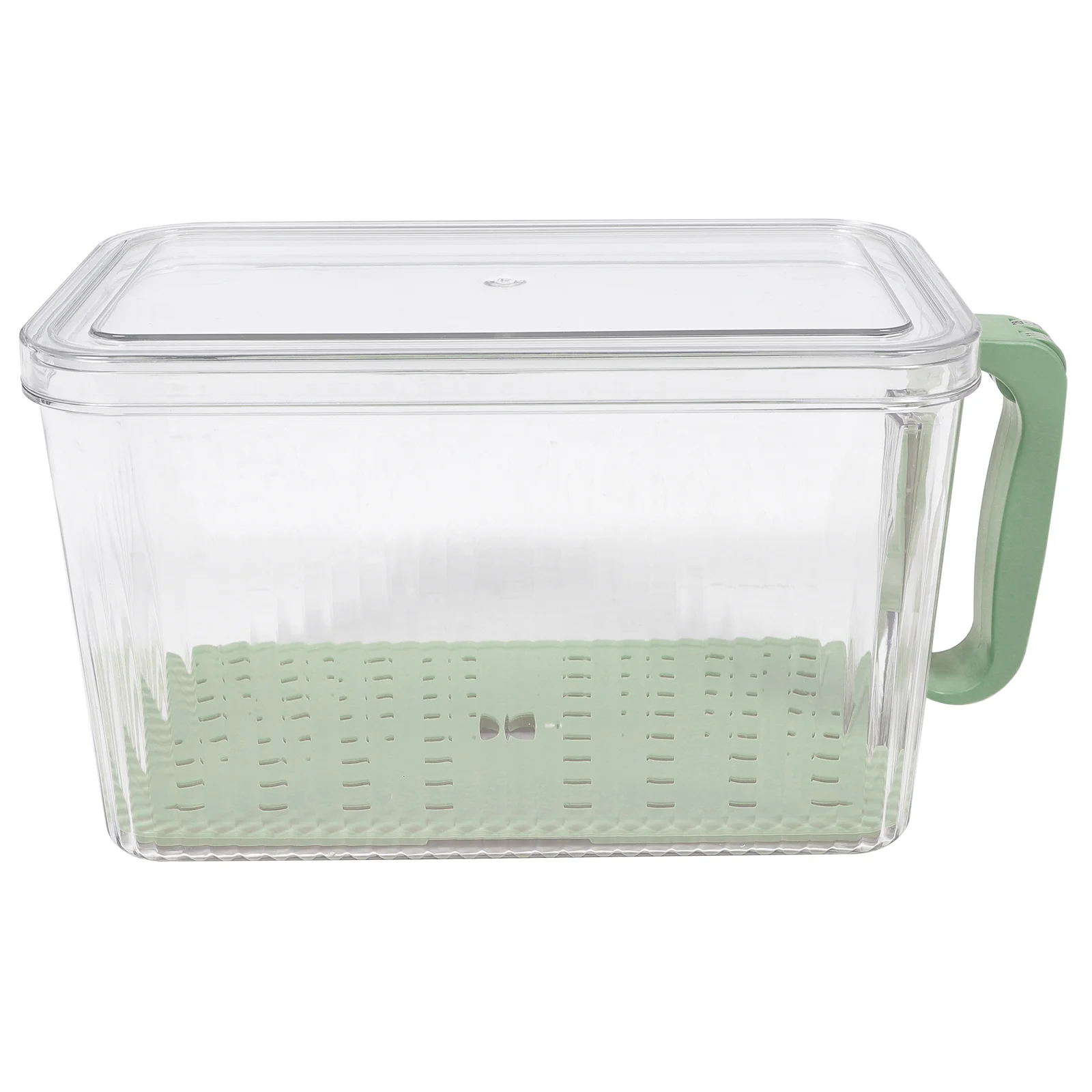 

Food Fresh Keep Holder Loaf Bread Storage Container Fridge Containers Fruit Canister Sealed Plastic Organizer Crisper Kitchen