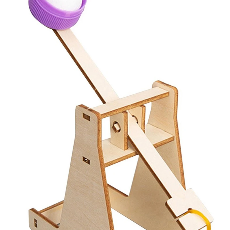 Сборка своими руками деревянная катапульта модель автомобиля наборы для детей