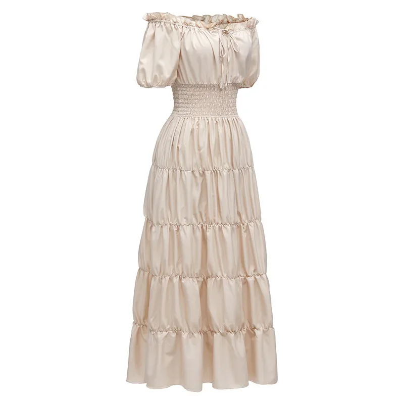 w średniowiecznym stylu damskim przebranie na karnawał z krótkim rękawem wiktoriański gotycki kostium pirata Halloween kar...