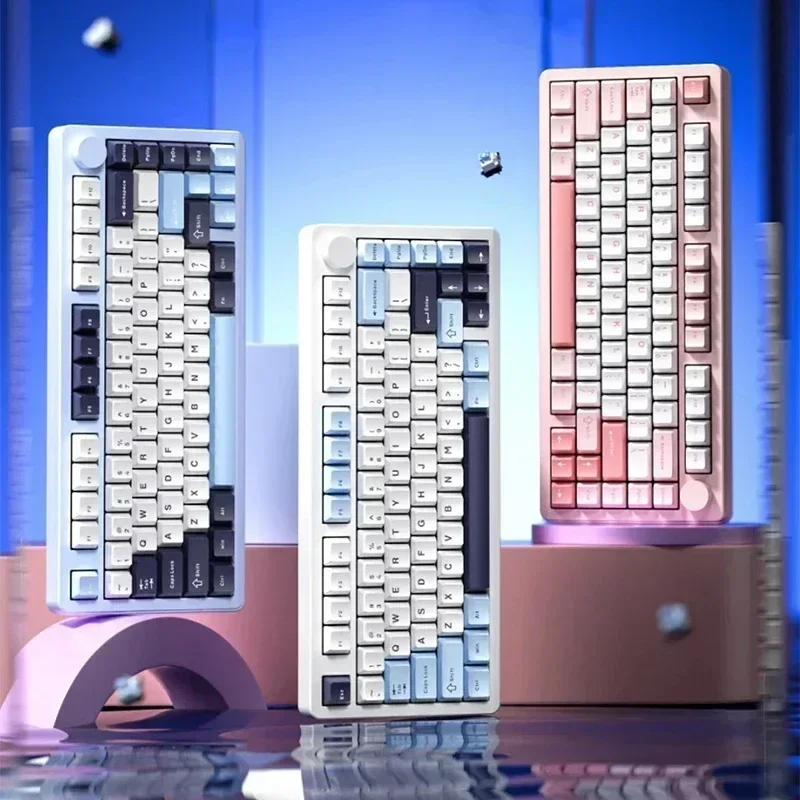 Новая Механическая клавиатура Leobog Hi8 беспроводная с 3 режимами Bluetooth из
