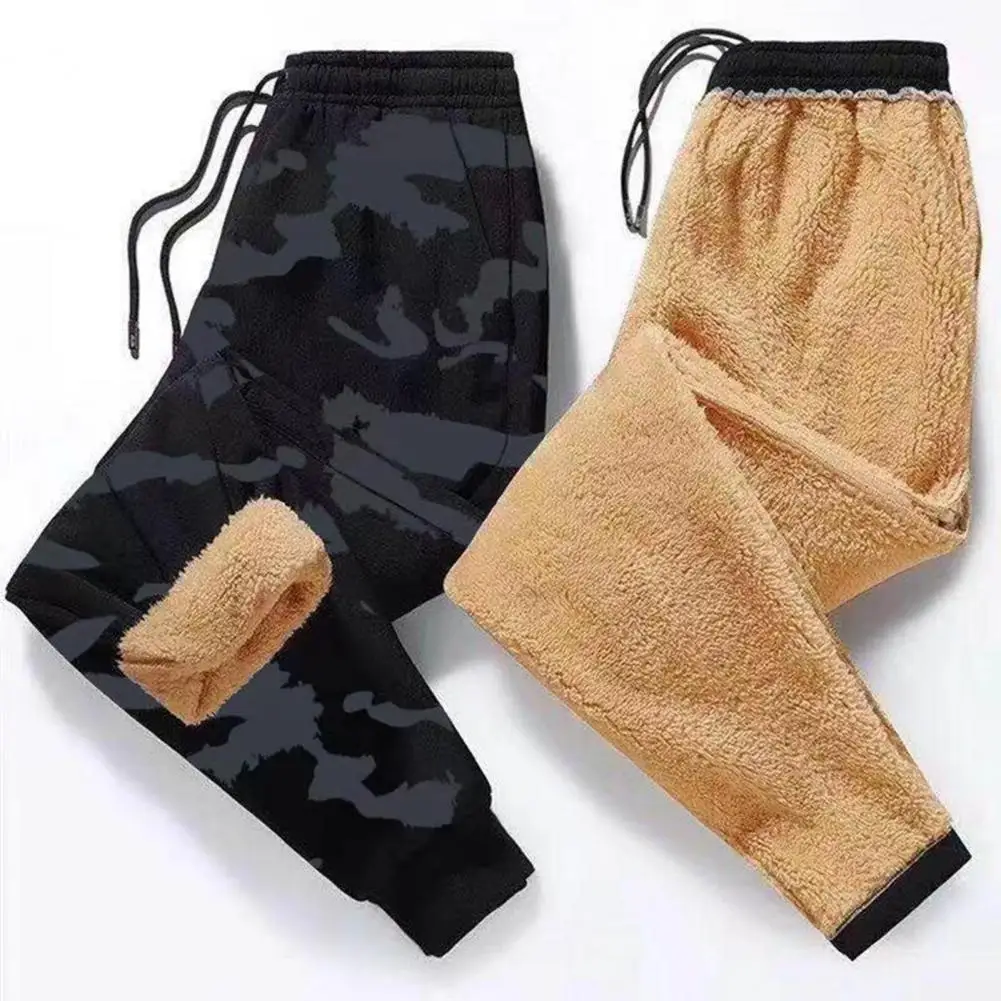 

Thick Pants Popular Bottoms Relaxed Fit Drawstring Ankle Tied Sweatpants for Dating Men Pants Sports Trousers