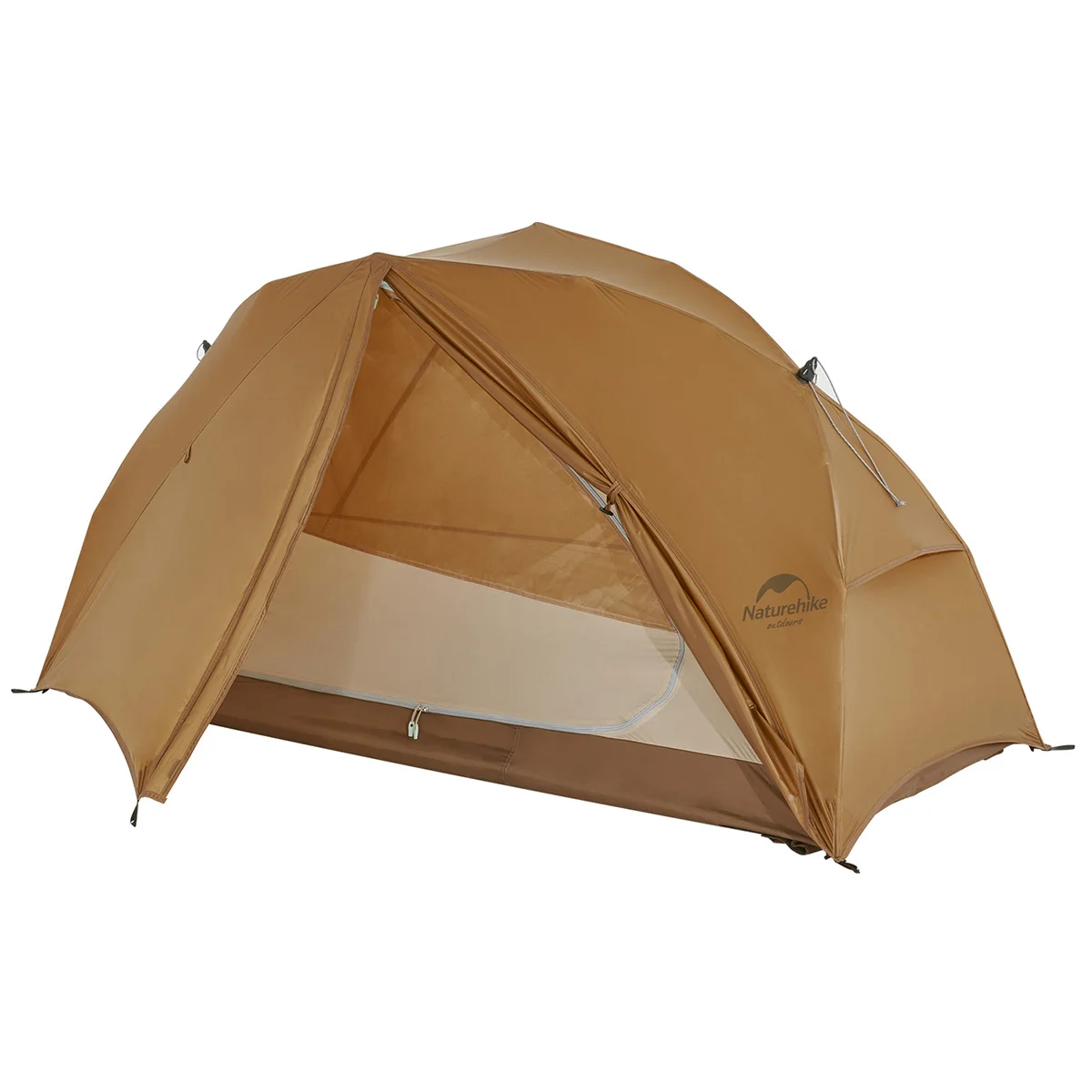 Дешево Палатка Naturehike 20D нейлоновая, компактная Водонепроницаемая уличная палатка для альпинизма, отдыха на открытом воздухе, быстрая установка, 1P