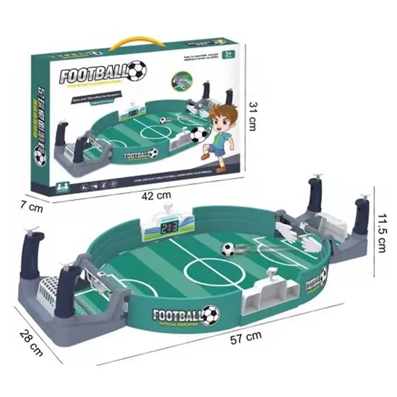 

Uber Stylish 7 Pcs Table Top Football - Football Games for Kids, Desktop Sport for Family Night with Mini Foosball and Mini Foot