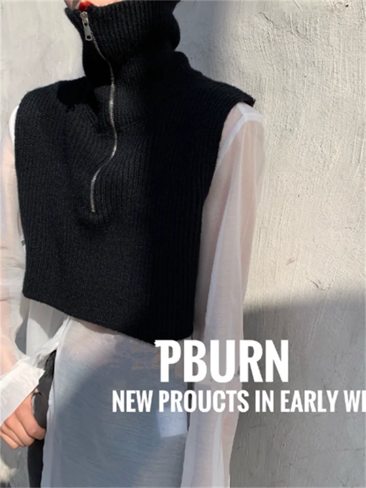 

Свитер женский жилет женская одежда свободные свитера без рукавов вязаный жилет джокер Вязаная Шерсть оверсайз пуловер для девочек топы ...