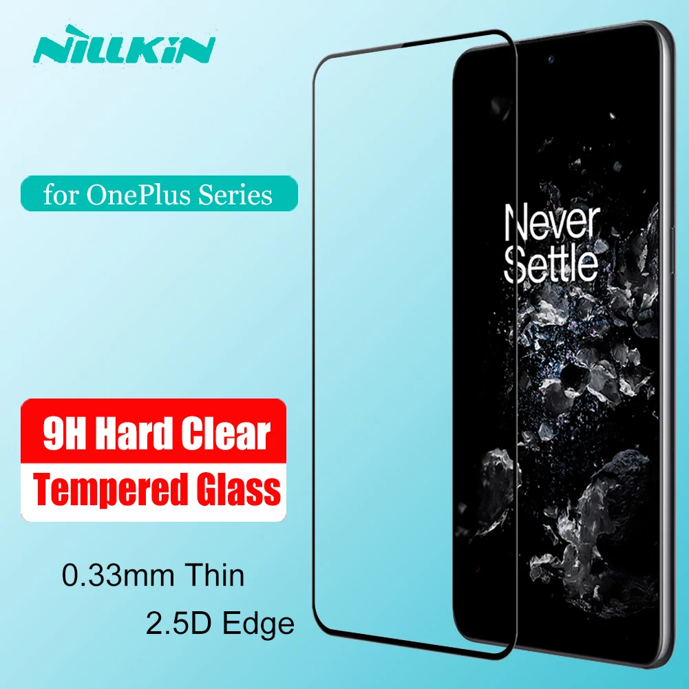 OnePlus Ace Pro 11R 10R 10T 9 9R 9RT Nord 2 CE 8T CE2 Tempered Glass Nillkin 9H Safety Screen Protector on One Plus 7T 7 6T 6 5T
