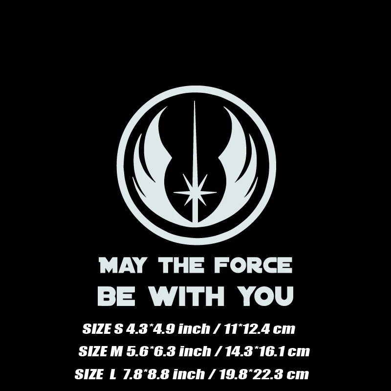 

«MAY THE FORCE BE WITH YOU» ДЕКАЛ, для любителей звездных войн, наклейки высокого качества, для легковых автомобилей, грузовиков