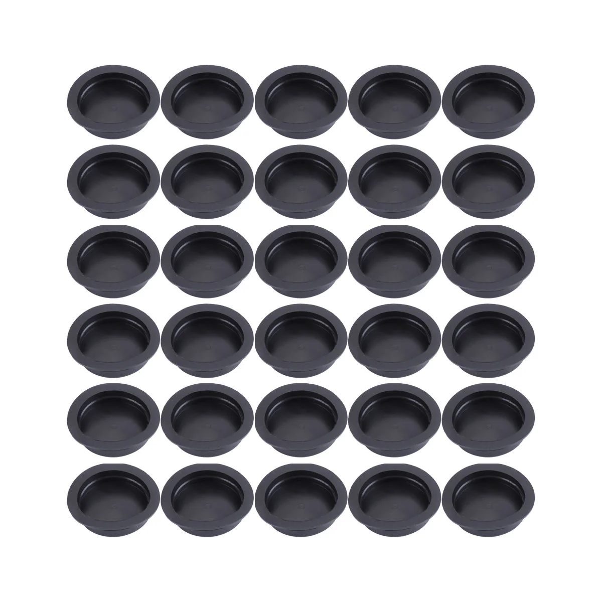 

Piggy plaster figurine plug Bank Plugs 100pcs Round Piggy Bank Stopper Cover Black Saving Box Plug Set Box Bottom Saving Box