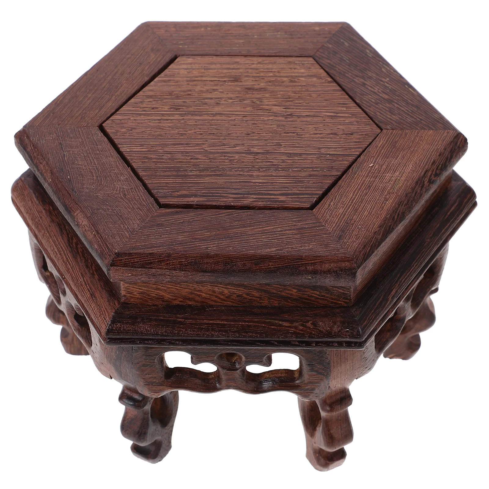 

Desktop Riser Fish Bowl Stand For Home Indoor Wooden Potted Bases Bonsai Shelf Display Pots