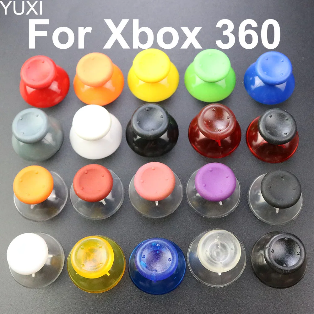 

YUXI 1Pcs 3D Analog Joystick Replacement Thumb Stick Grips Caps Buttons For Microsoft XBOX 360 Gamepad Controller Repair Parts