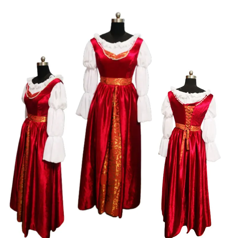 

Красное вечернее платье в историческом стиле времен Гражданской войны на юге Белль/викторианское платье