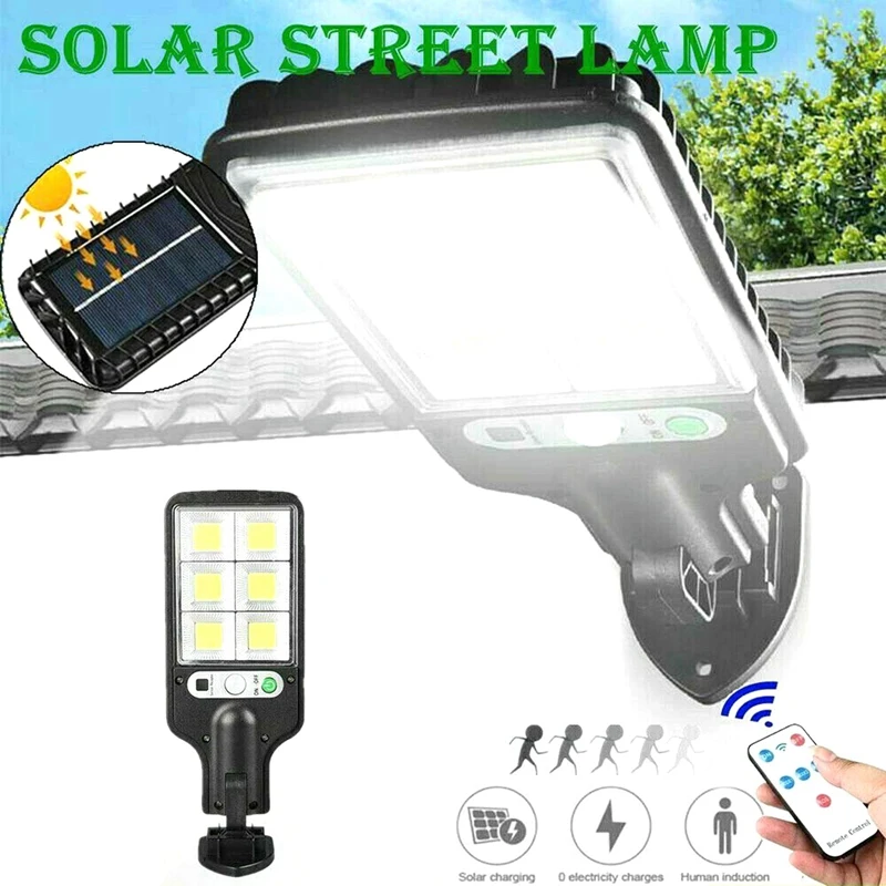 

Светодиодный настенный светильник на солнечной батарее, уличный садовый фонарь с пассивным ИК датчиком движения, с дистанционным управлен...