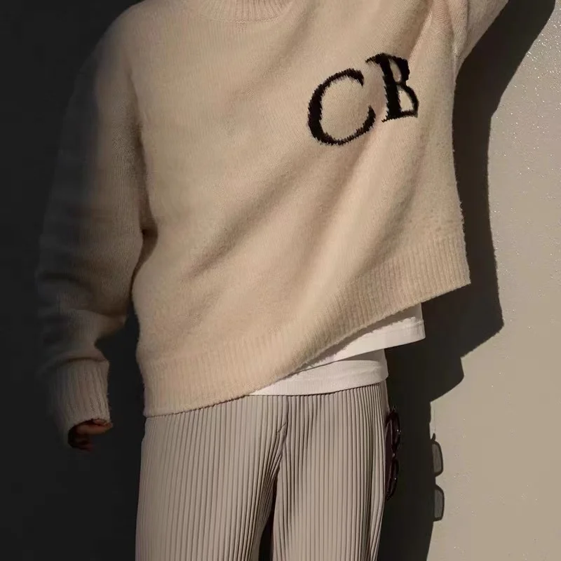 

Oversized 2022 Winter Cole Buxton Letters Sweater Men Women 1:1 Top Quality Fashion Casual CB Sweatshirts Knit Jacquard Sweater