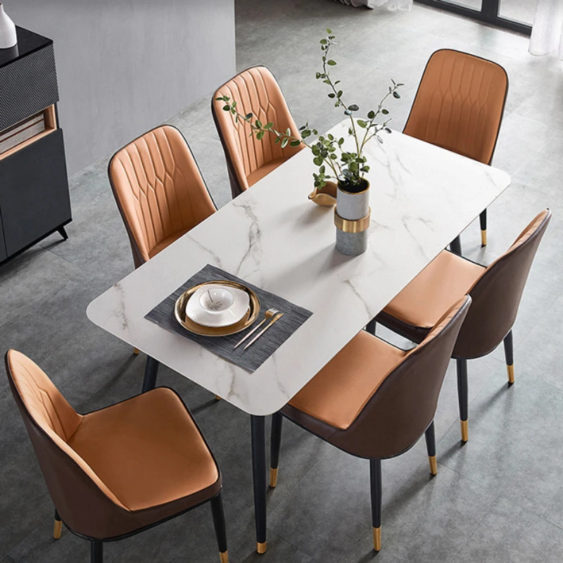 

Современные роскошные обеденные столы Slate в скандинавском минималистичном стиле для гостиной обеденные столы дизайн для дома Мебель для дома WZ50DT