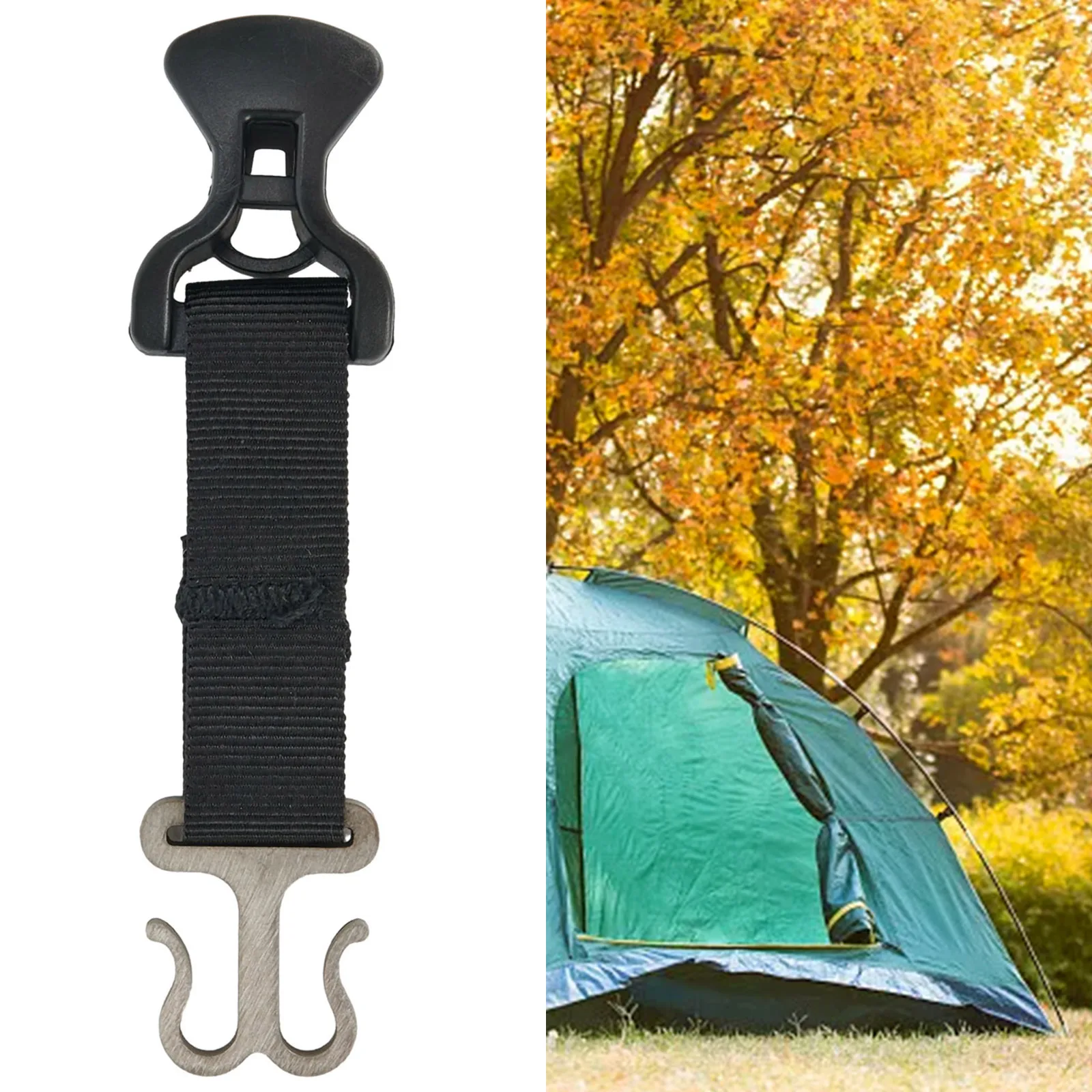 

2023new Camping Tent Buckle Rope Tensioner Awning Hooks Wind Rope Holder Tent Double-door Outdoor Hiking Tents Parts