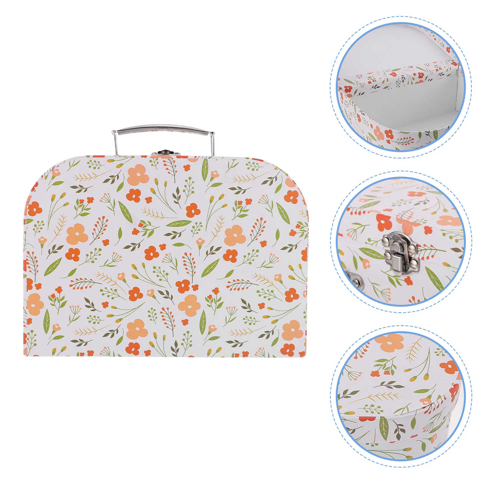 

Box Storage Suitcase Paperboard Boxes Case Cardboard Gift Stationery Organizerchesttravel Decorativesundry Handheld