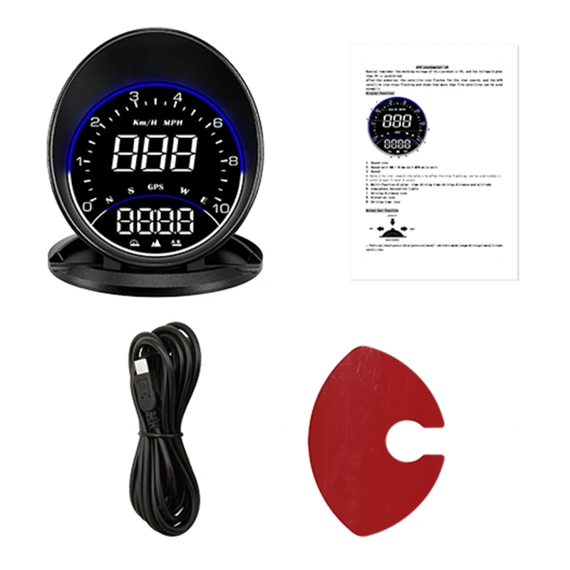 

Car HUD-Head Up Display GPS Overspeed Warning Projector Electronic Voltage Alarm