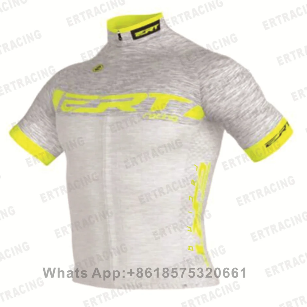 

2023 ERTRACING Cycling Jersey Summer Short Sleeve Breathable Black MTB Bike Cycling Clothing Maillot Ropa Ciclismo Uniform Suit