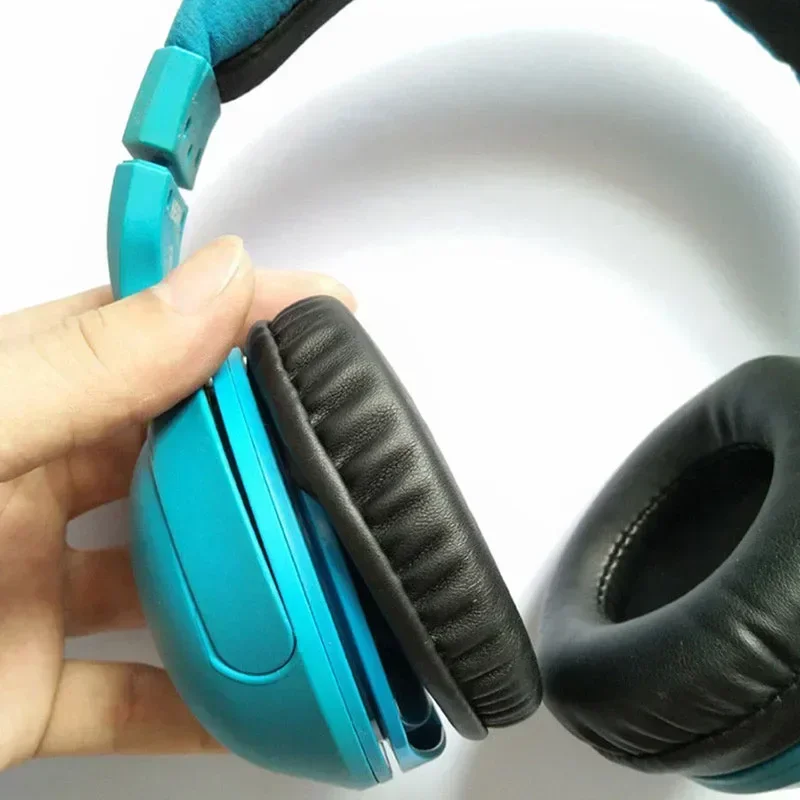 Подушечки для ушей 2 шт./компл. мягкие черные гибкие кожаные сменные наушники HESH