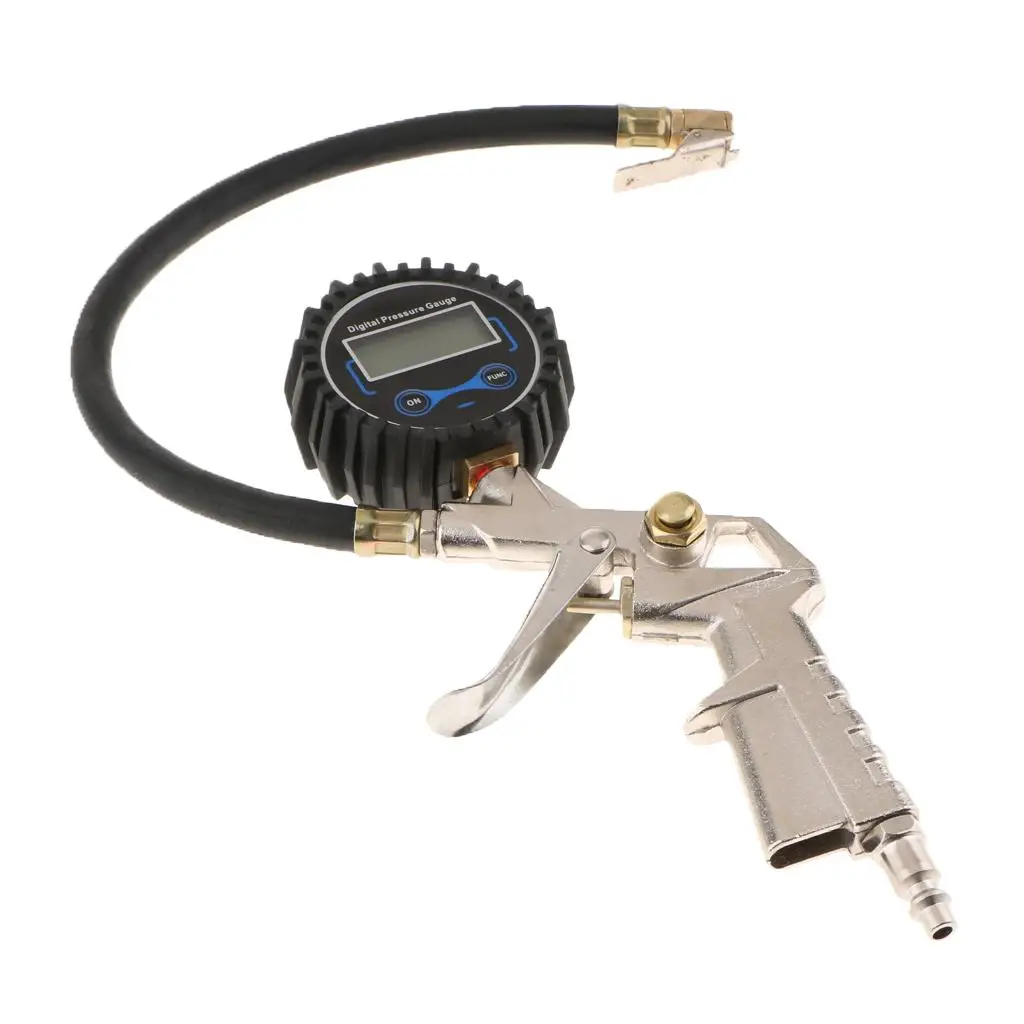 

Tire Pressure Inflator Gauge Nozzles Digital Tire Inflation US connector