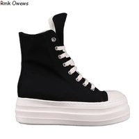rmk owews womens winter autumn winter new spring and autumn classic high top canvas thick soled double layer shoes canvas