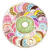 103050pcs delicious donut cartoon children sticker for kids toy luggage laptop ipad cup journal guitar car sticker wholesale