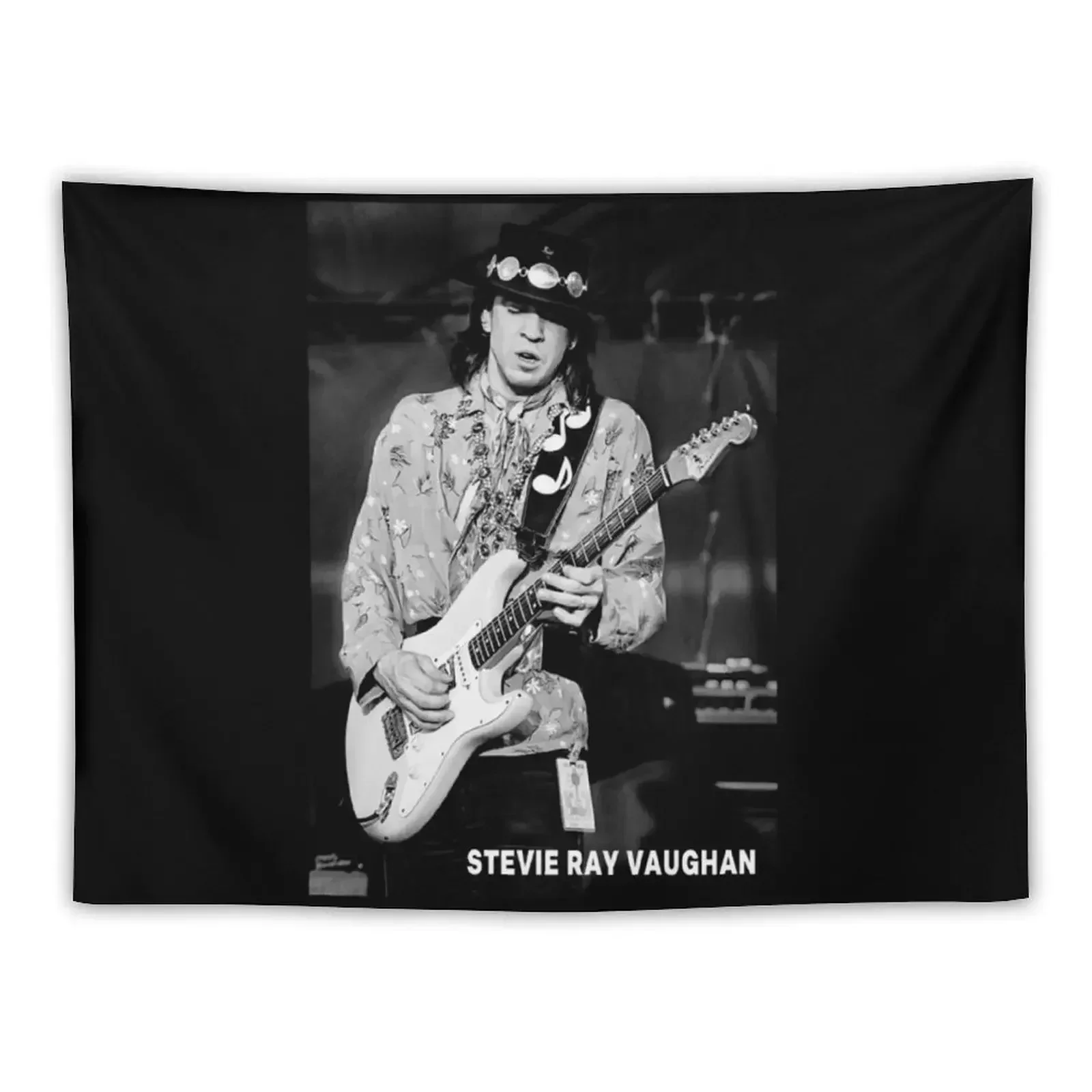 Музыкальный гобелен Стиви Рэй Вэнган 100% полиэстер