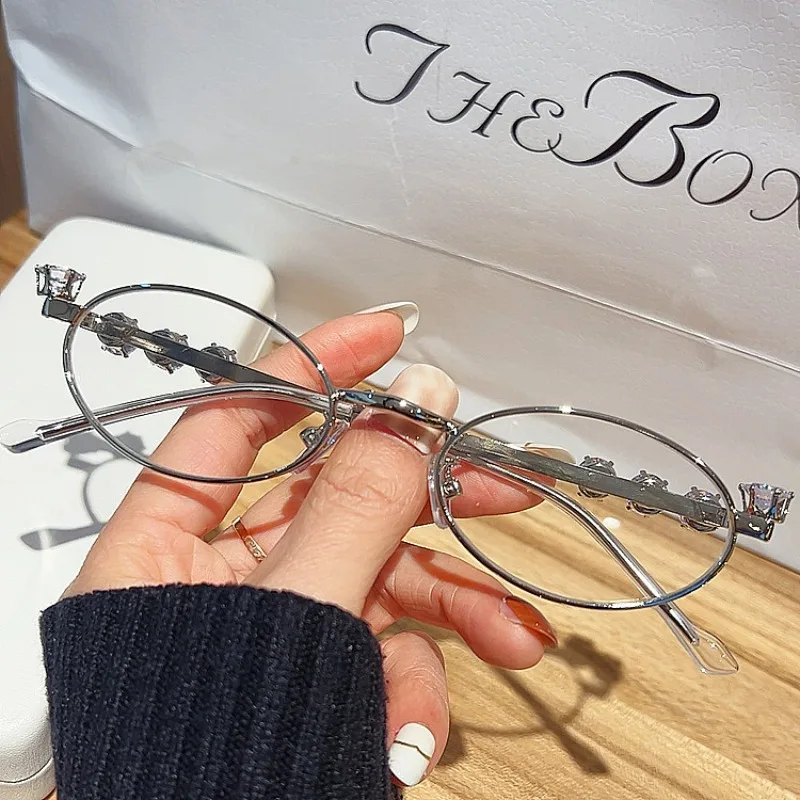 Овальные зеркальные Новые солнцезащитные очки блестящие оправы с ...