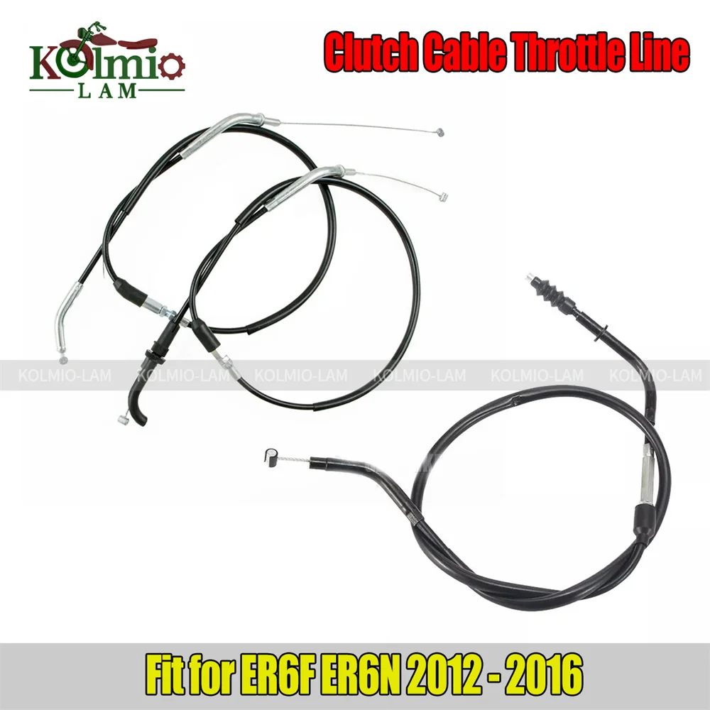 Фото Подходит для мотоциклетного кабеля сцепления Kawasaki ER6N ER6F 2012-2016 Провода дроссельной заслонки Ninja 650 EX650 ER-6F ER-6N 2013 2014 №1