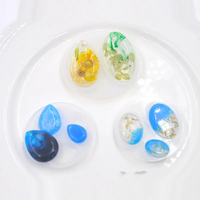 

Silicone Water Drop Pendant Mold DIY Craft for Jewelry Making Water Drop Mould Transparent Resin Pendant Home Decorative