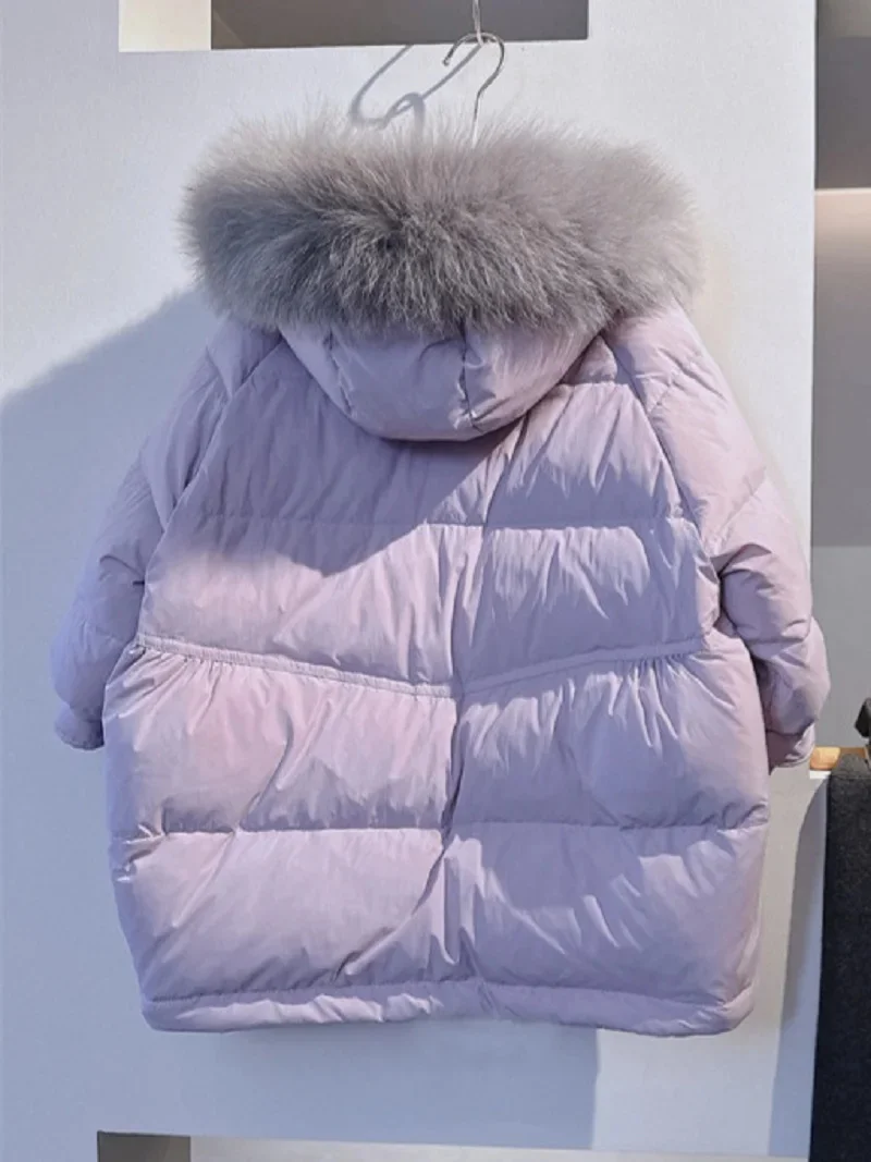 Зимние теплые длинные куртки на хлопковой подкладке с капюшоном и молнией для