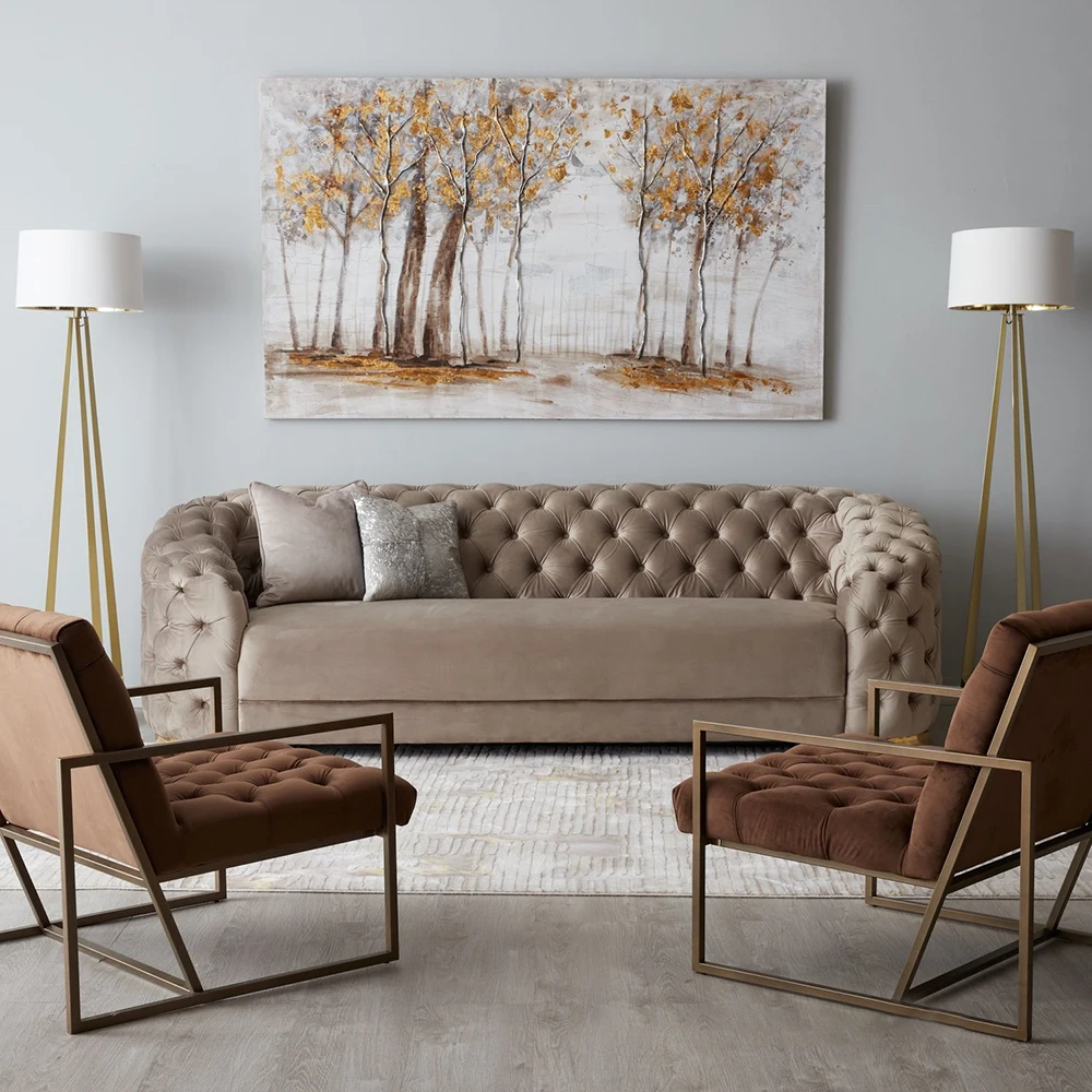 Классические диваны Честерфилд MINGDIBAO с тканевыми пуговицами тканевый диван для