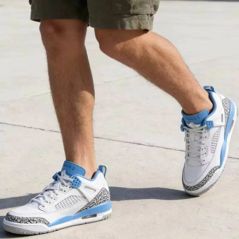 Фото Горячая новинка 2026: Мужские баскетбольные кроссовки Nike Jordan Spizike Low Mid Top для тренировок FQ1759-141 №2
