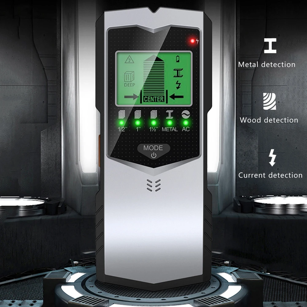 

5 in 1 Studs Metal Detector Wall Scanner AC Wood Finder Cable Wires Depth Tracker Electric Box Finder Wall Detector