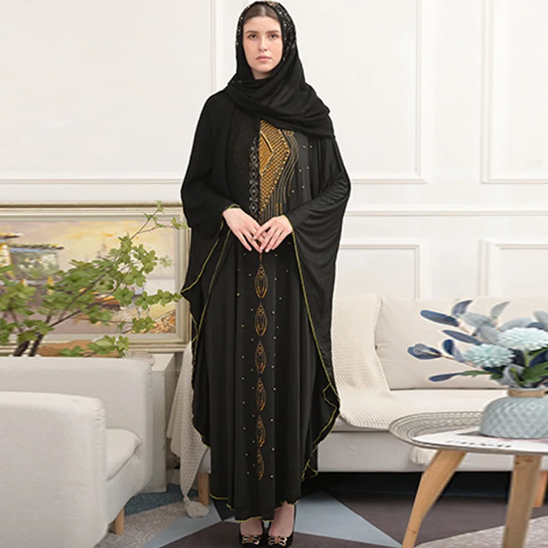 

Fashion Muslim Women Long Dress Dubai Arabian Plus Size Long Dress Abaya Ramadan Prayer Dress UK Islamic Party Long Dress