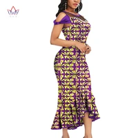 wholesale african women sweet dresses summer 2022 pearl long wedding robe dashiki party print plus size ankara vestido wy795