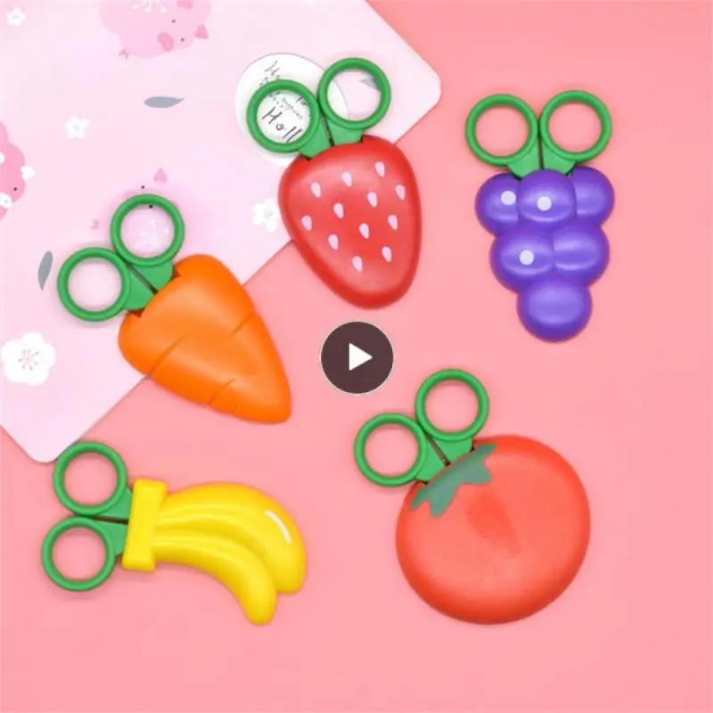 

Safe Student Scissors Cute Handmade Scissors Cartoon Stationery Scissor Handmade Knife Multi-style Childrens Hand Scissors