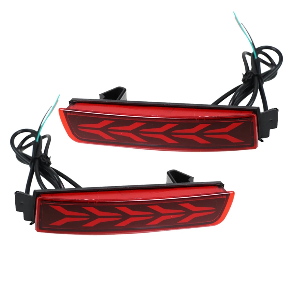 

Pair Car LED Rear Fog Lamp Bumper Light Brake Light Reflector for Nissan Kicks Quest Terra Infinite FX35 37 50 XQ70 B
