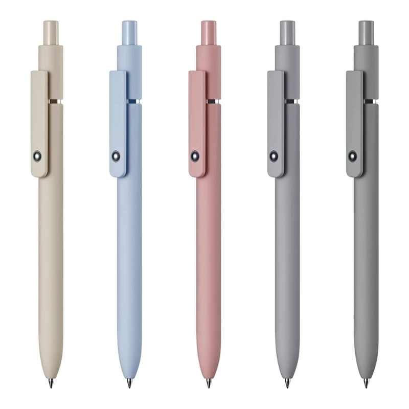 

5Pcs Gel Pen Quick Dry Ink Pen Fine Point Retractable Roller Ball Pen Black Ink Smooth Writing For School Office