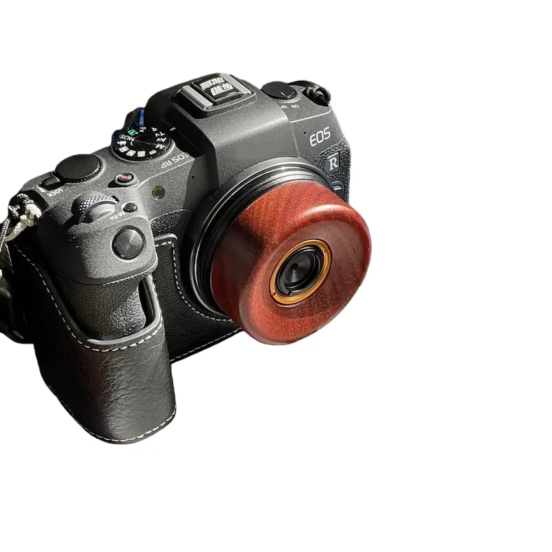 Фото Деревянный объектив Wooden Cookie 30mm Prime Full Frame с большой апертурой для портретной съемки для камер Canon EF DSLR и беззеркальных камер с креплением RF №2