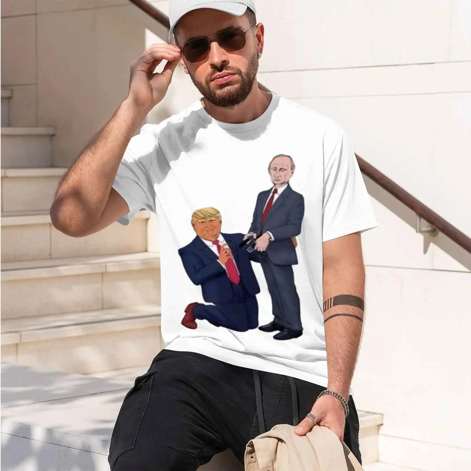 Фото Футболка мужская с коротким рукавом и круглым вырезом Nald and Sticker 2026, новая модель, классическая повседневная, в различных цветах и размерах, для ежедневной носки №2