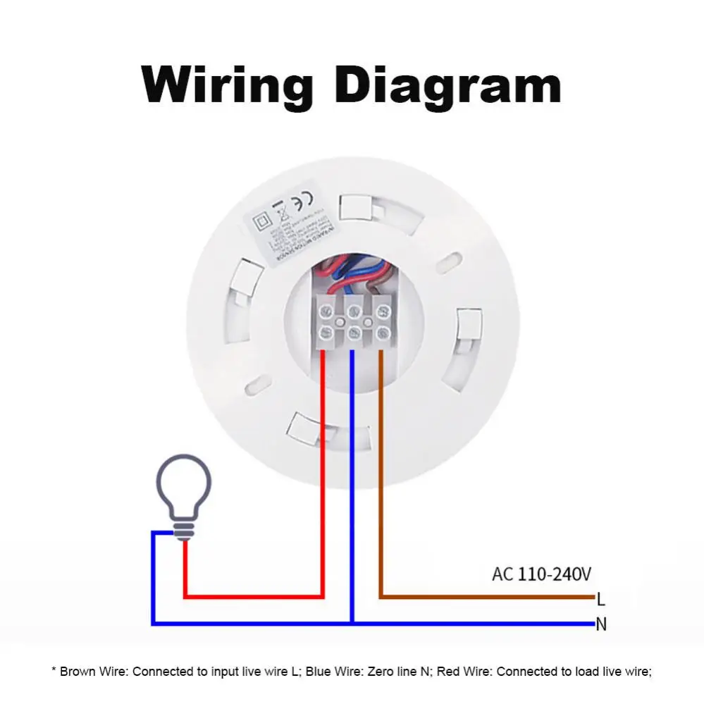 Рисунок 3 - Потолочный Высокочувствительный PIR-датчик движения