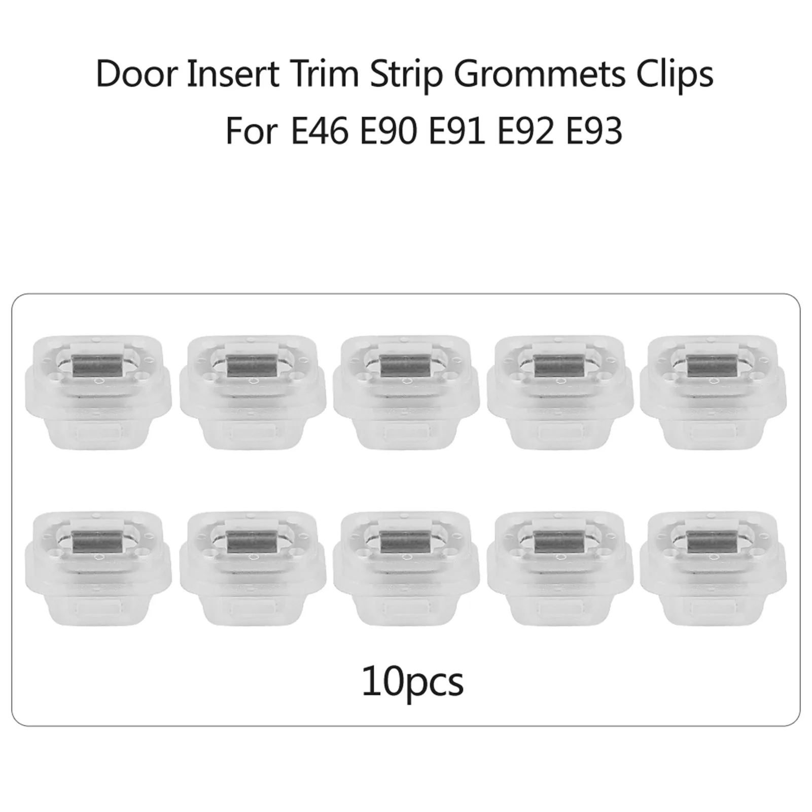 10 шт. пластиковые автомобильные кольца-зажимы для E46 E90 E91 E92 E93