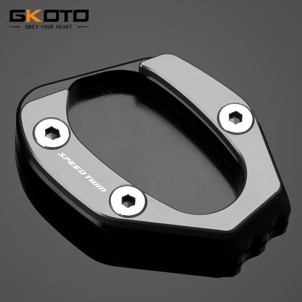 

Для Triumph Speed Twin 1200 2019-2021 2020 мотоциклетная подставка увеличивающая пластина боковая подставка удлинитель