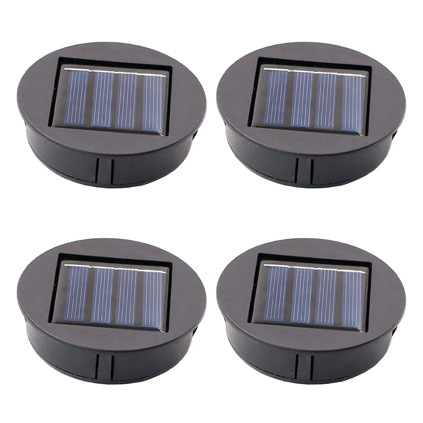

4/6Pcs Solar Lights Replacement Top 7 Lumens Solar Lantern Parts LED Solar Panel Lantern Lid Lights For Outdoor Hanging Decor