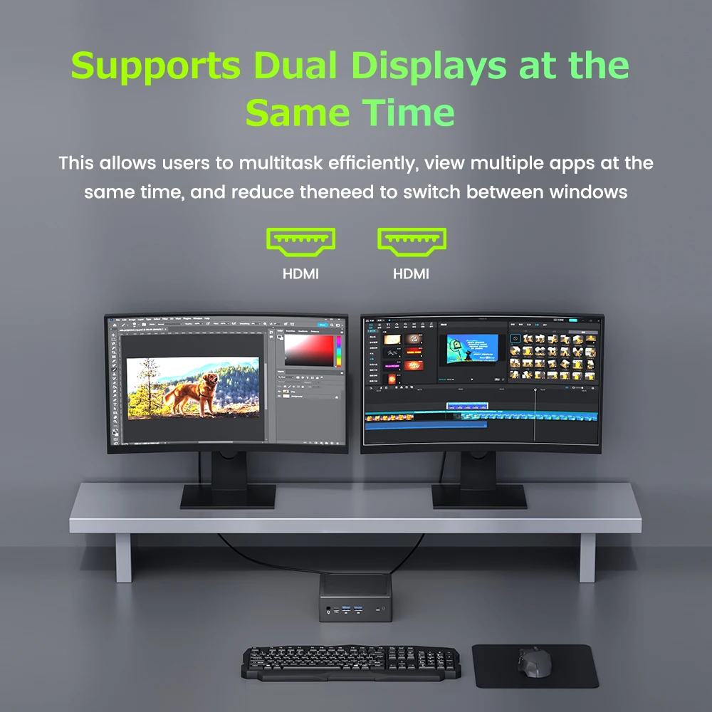 TexHoo Мини-ПК QN15/QN11 Intel N100 8/16 ГБ 128/256/512 ГБ/1/2 ТБ